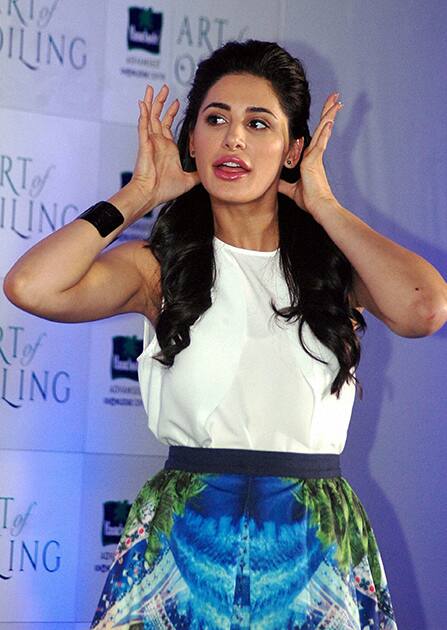 Bollywood actress Nargis Fakhri during an event in Mumbai.