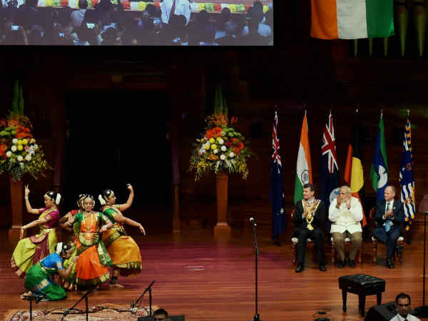 PM Narendra Modi at Allphones Arena in sydney -trwitter