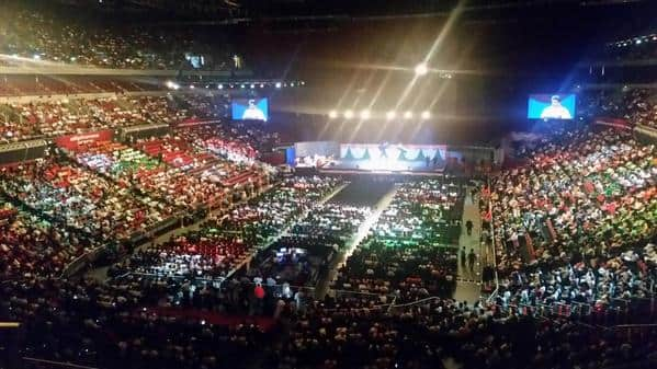 PM Narendra Modi at Allphones Arena in sydney -trwitter