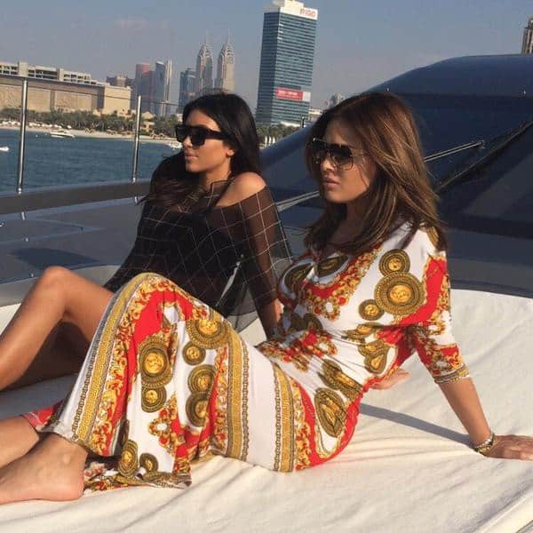 Kim Kardashian West ‏:-Kim & Carla Take Dubai - Twitter