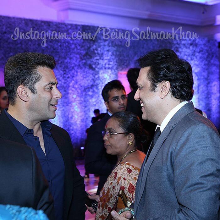 Salman with Govinda.