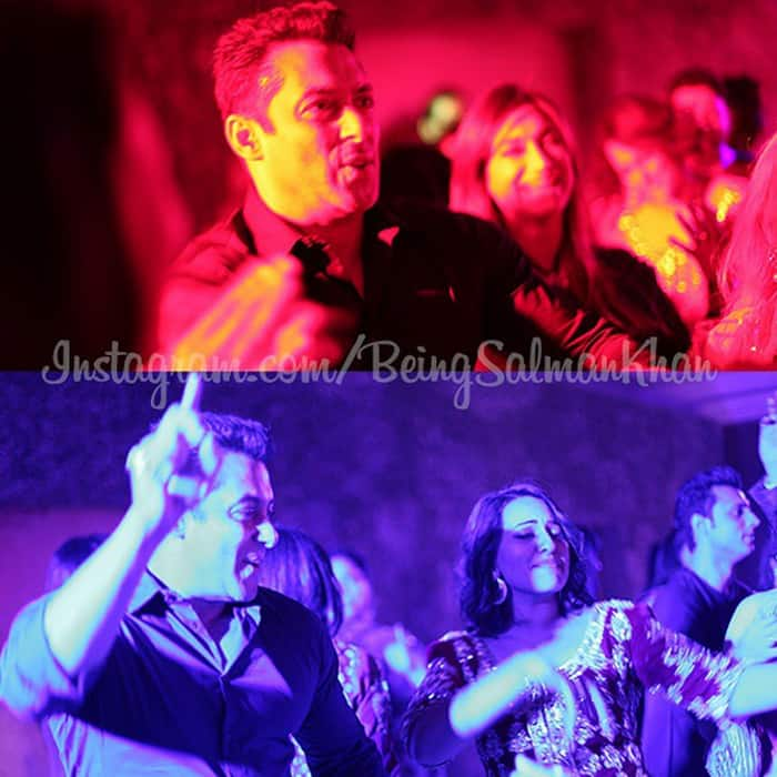 Salman Khan dances with Sonakshi Sinha.