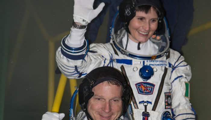 Soyuz capsule carrying first Italian female astronaut docks with Space Station