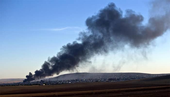 Syria regime raids on Islamic State `capital` kill 95