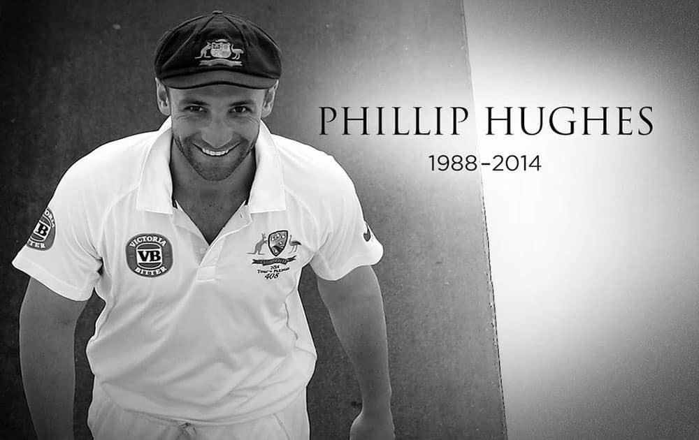 RIP Phillip Hughes: 1988-2014 -twitter