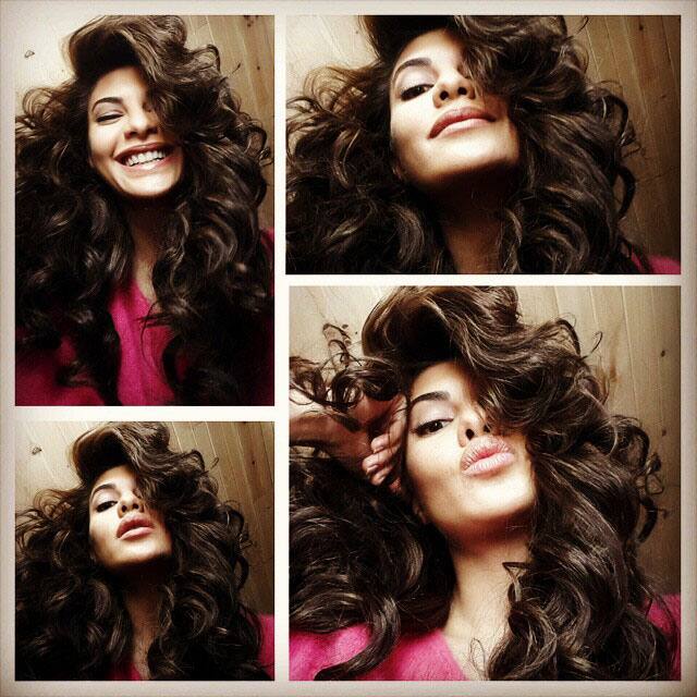 Jacqueline Fernandez :- Selfies for a cause all thanks to supremeuniversal 10 selfies sponsor 1 child's education! #eduselfie -instagram