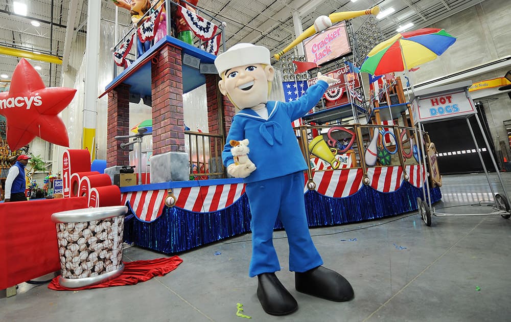 The Cracker Jack brand unveils its biggest surprise yet - a float in the 88th Annual Macy's Thanksgiving Day Parade in New York City - combining themes of baseball, the spirit of surprise, family fun and the essence of Americana with a modern twist.