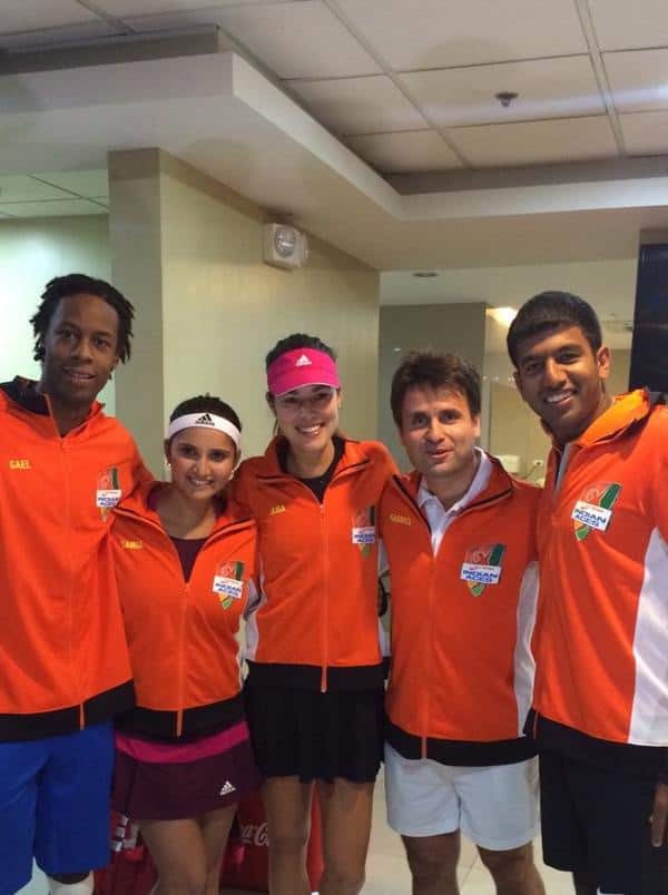 Rohan Bopanna ‏:-Great start for us here in Manila, was a lot of fun enjoyed the team camaraderie & sprit. @IndianAces  @iptl #GoAces. - Twitter