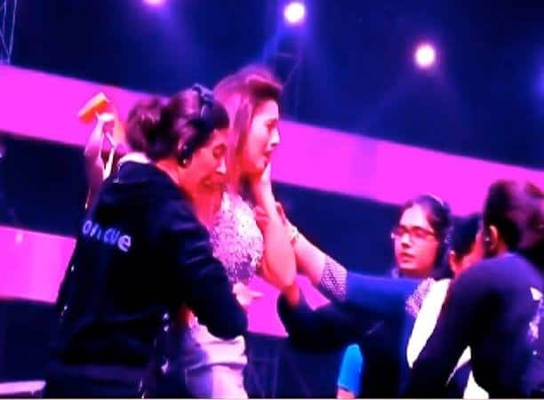 Gauahar Khan Slapped During Reality Show Shoot.