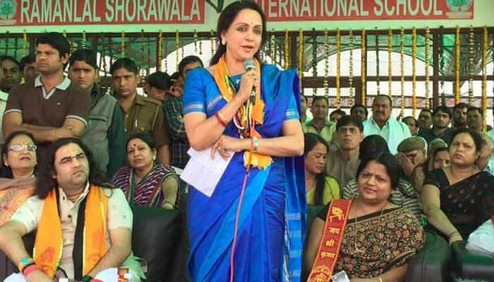 Save Yamuna, appeals Hema Malini