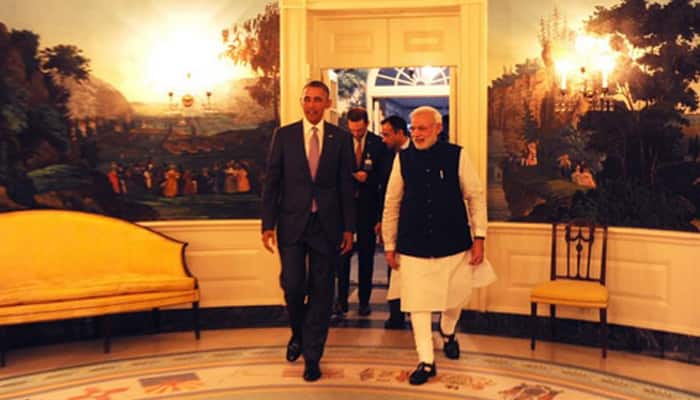 Barack Obama praises PM Modi for shaking India&#039;s &#039;bureaucratic inertia&#039;