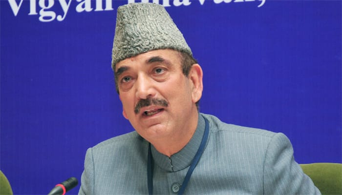 Some people not happy with high voter turnout: Azad on J&amp;K attacks