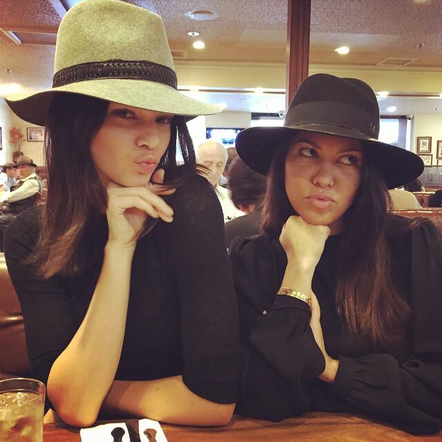 kourtney Kardashian :- why are we so cute?! Werk! #sisters -instagram