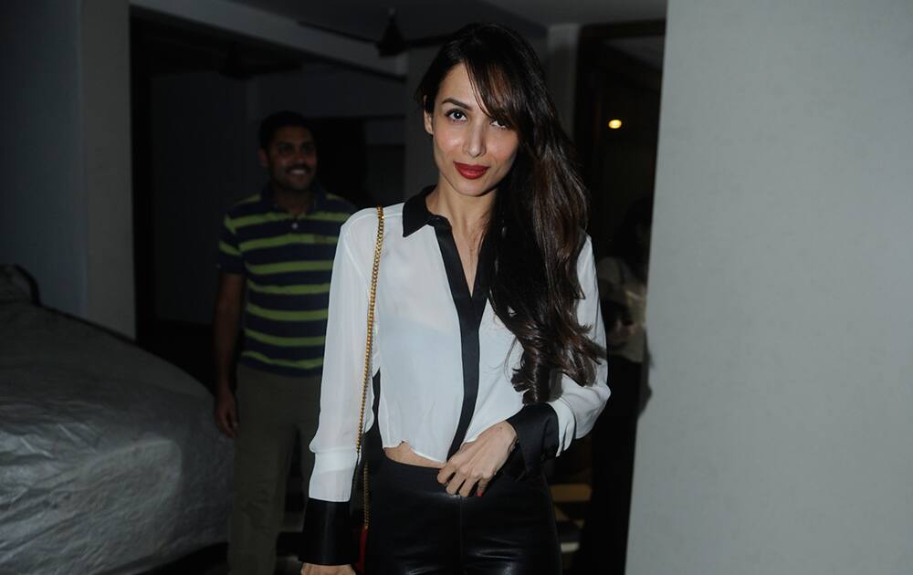 Malaika Arora Khan at a dinner hosted by Queenie Dhody in Mumbai. DNA