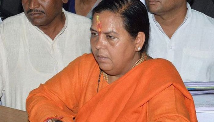 Uma Bharti&#039;s chopper loses contact on its way to Ramgarh