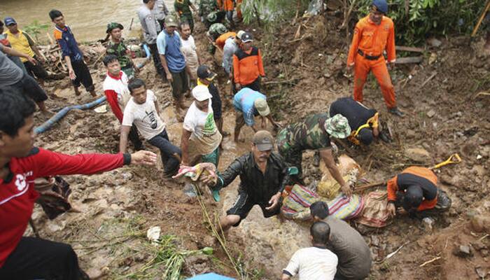 Indonesia landslides death toll rises to 19, scores still missing