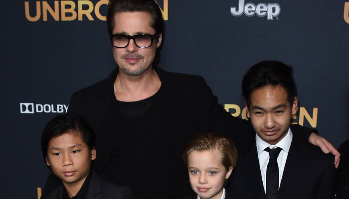 Brad Pitt promotes &#039;Unbroken&#039; on behalf of unwell Angelina Jolie