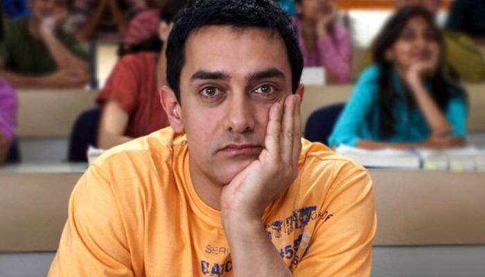 Aamir Khan as a student in '3 Idiots'.