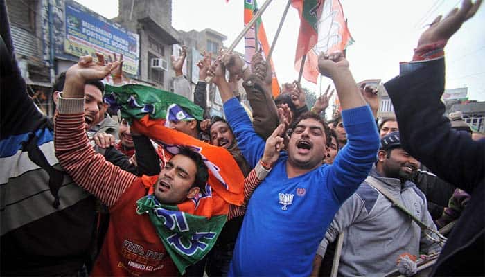 BJP posts best-ever figures in hung J&amp;K verdict, wins simple majority in Jharkhand