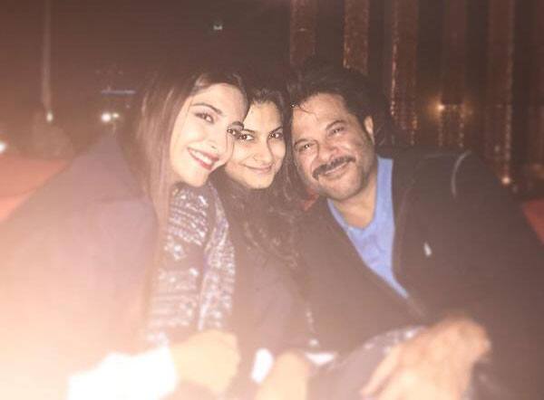 Sonam Kapoor :-our favourite man always!! @rheakapoor say what?? @anilskapoor always daddy's girls!! -twitter