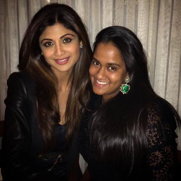 Arpita Khan Sharma ‏:- Lovely Christmas Eve @TheShilpaShetty  thank u !  - TWITTER