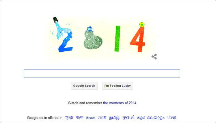 Google bids goodbye to 2014 with animated doodle