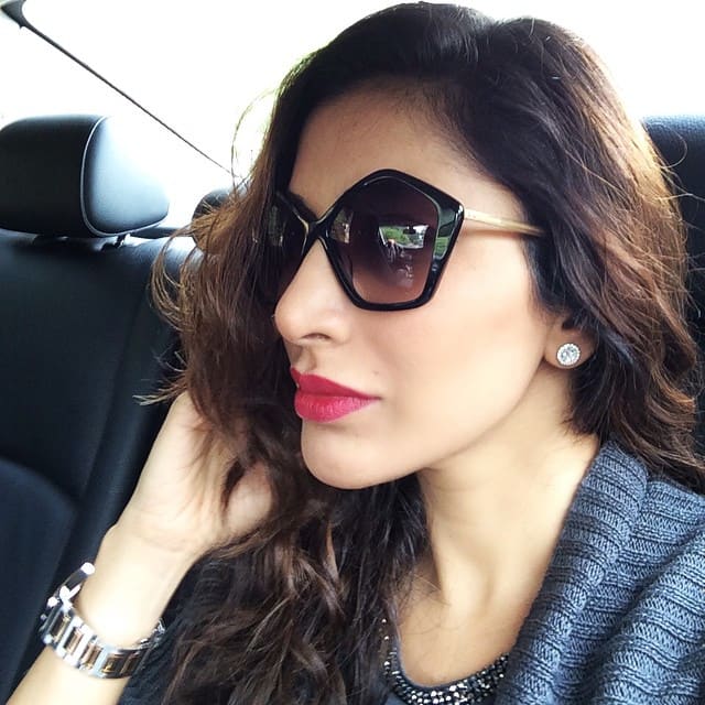 sophie choudry :- Last day of the year #selfie #MakeItCount #ByeBye2014 #glam #bling -instagram