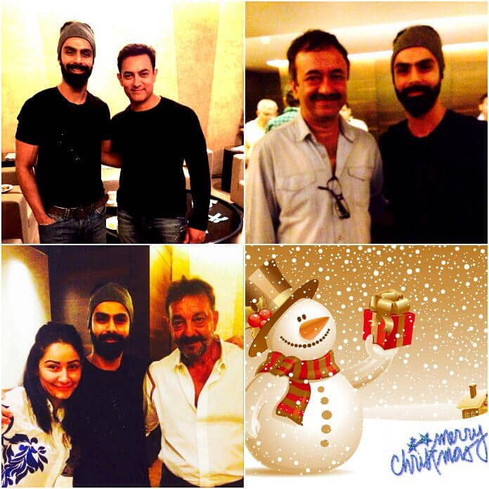 Ashmit Patel :- Xmas Day with the PK team @aamir_khan @RajkumarHirani n @duttsanjay #MerryXmas #PK #MustWatch #favactor #favdirector  - Twitter