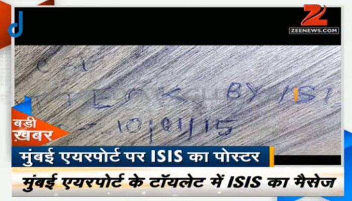 Terror message on Mumbai airport wall: &#039;ISIS will attack on Jan 10&#039; 