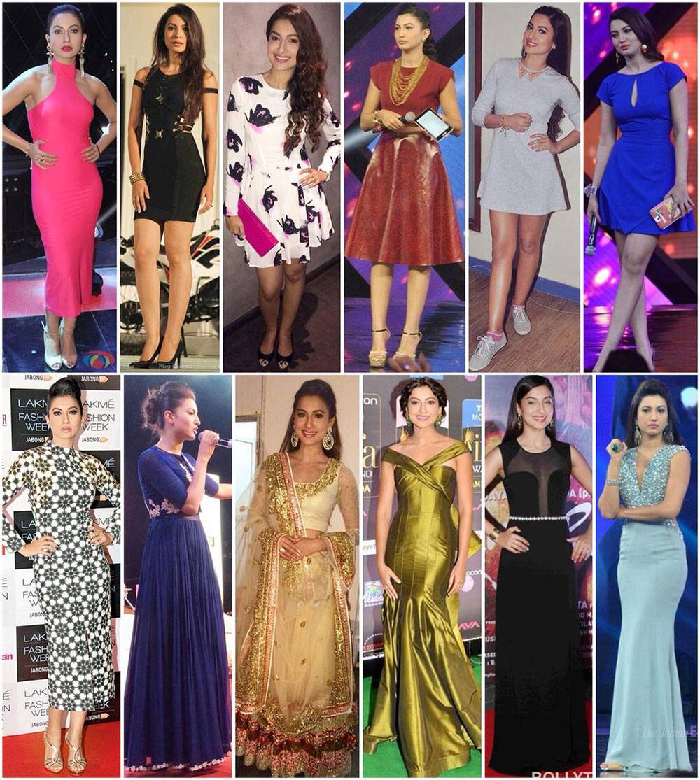 Gauhar Khan 's (@GAUAHAR_KHAN) Best Looks 2014 - styled by @anishajain_23 -twitter