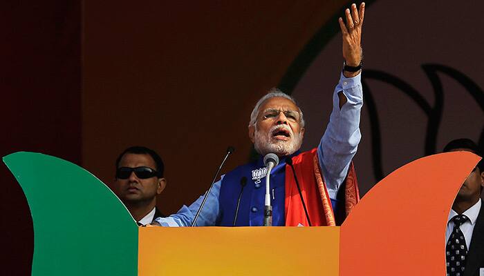 Delhi polls: PM Modi promises uninterrupted power, asks people to punish &#039;anarchist&#039; AAP