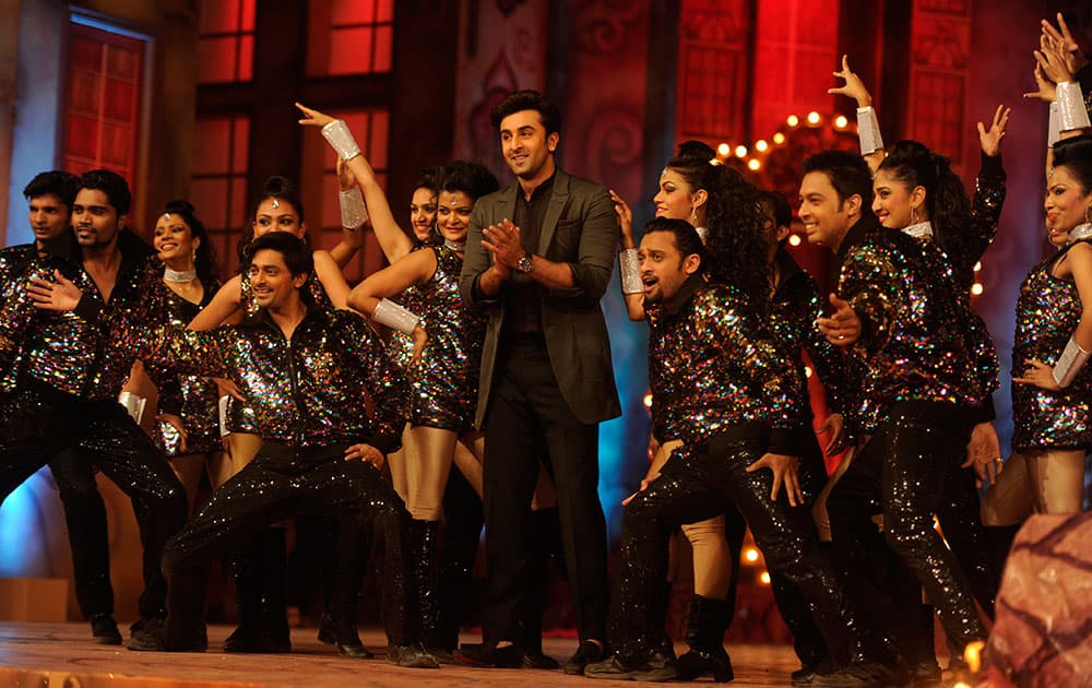 Ranbir Kapoor during the Umang Mumbai Police Show 2015 in Mumbai. -dna