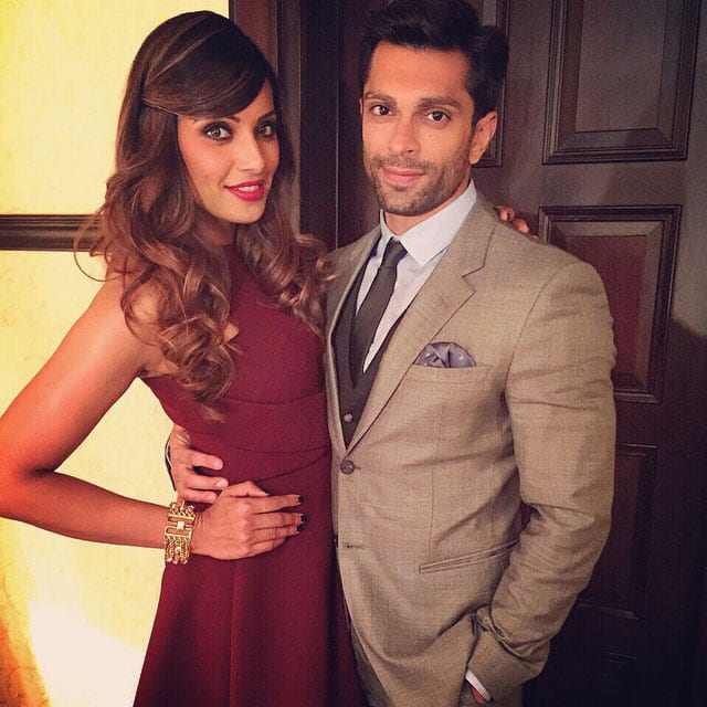 bipasha basu :- Me and @iamksgofficial for #Alone in Delhi. -instagram