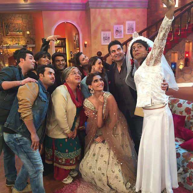 Sonam Kapoor :- @kapilsharmak9 thank you and your team at comedy nights for the awesome show! -twitter