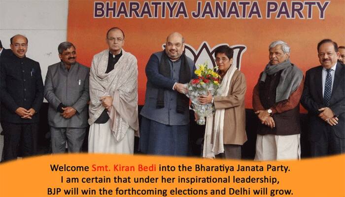 Kiran Bedi joins BJP: As it Happened