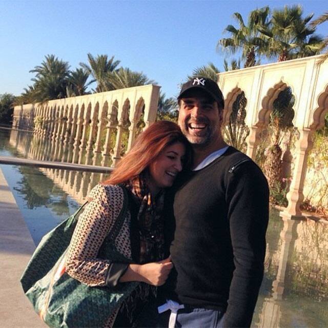 After 14 years of listening to the same old jokes of @mrsfunnybones I still wait to hear more ! #happyanniversary- instagram @akshaykumar