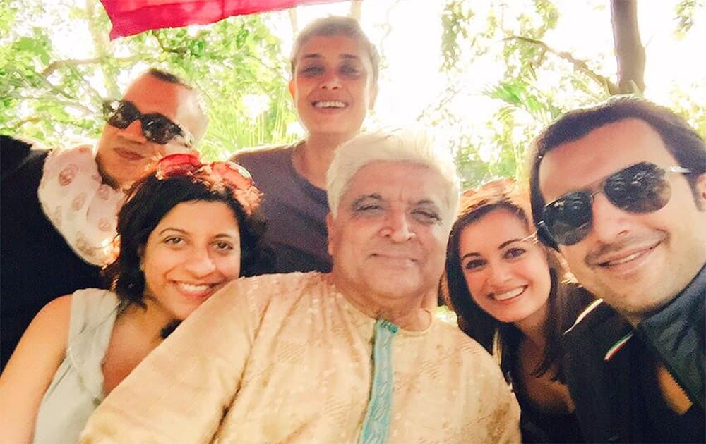 The most inspiring 70 year old I know :) Happy Happy Happy Birthday @Javedakhtarjadu. - twitter @deespeak