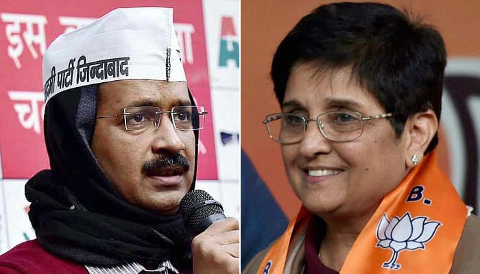 Delhi polls: Arvind Kejriwal congratulates Kiran Bedi, invites her for public debate