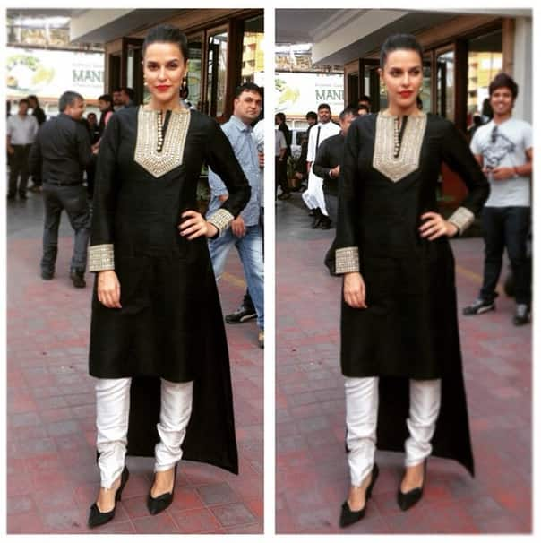 nehadhupia :- #picstitch in @payalsinghal for #aarya24kt @kaivshah - Instagram