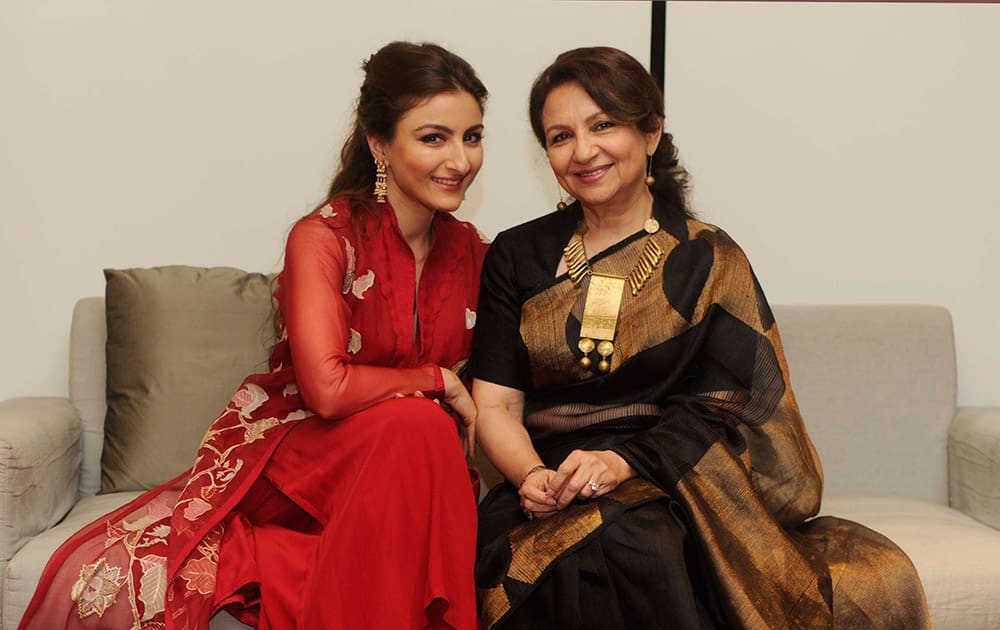 Soha Ali Khan, Sharmila Tagore shot exclusively for dna Afterhrs in Mumbai. DNA