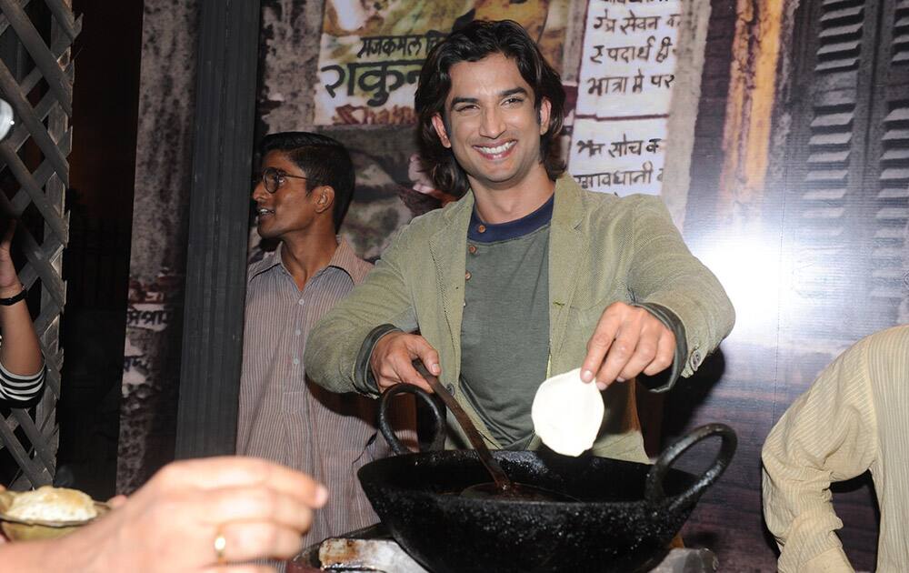 Sushant Singh Rajput during the trailer launch of film Detective Byomkesh Bakshy! in Mumbai. DNA