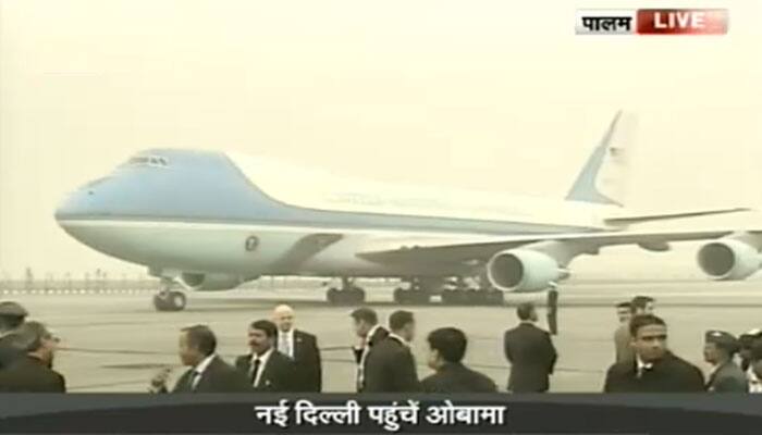 PM Narendra Modi welcomes Barack Obama