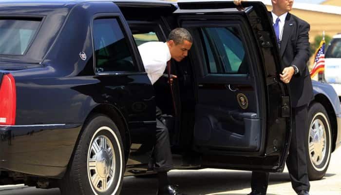 Two Beasts in Obama&#039;s 60-vehicle carcade in Delhi