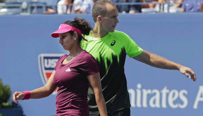 Sania Mirza in Australian Open mixed doubles third round