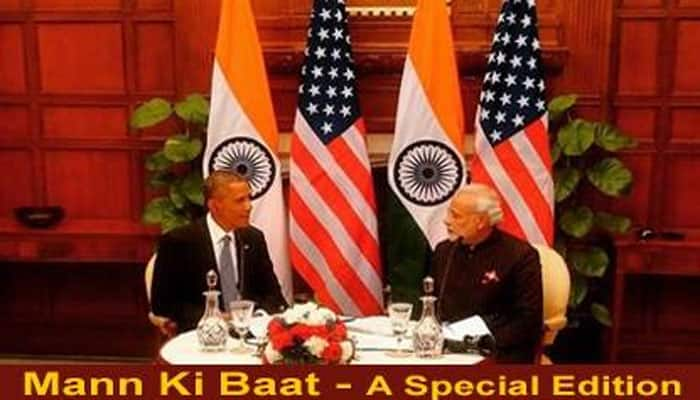 Modi-Obama &#039;Mann ki Baat&#039;: As it happened