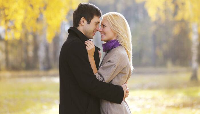 Celebrate the comfort of each other’s warmth by a big hug. Show to your partner that you love, care and have affection for him/her. Hug like a “made for each other” couple.