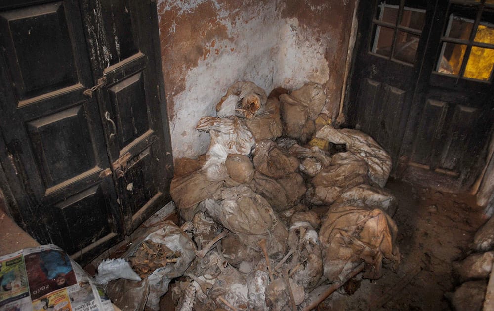 Number of human skeletons found at a room in police lines in Unnao district.