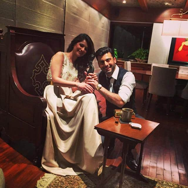 the happy couple!!! #Fawadkhan #sadaffawadkhan - twitter @sonamakapoor