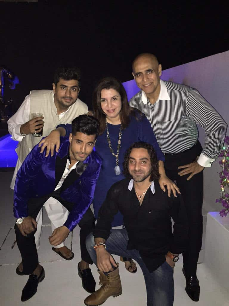 Farah Khan : The p3G gang !! On my terrace at the Bigg boss HALLABol party!!  - twitter