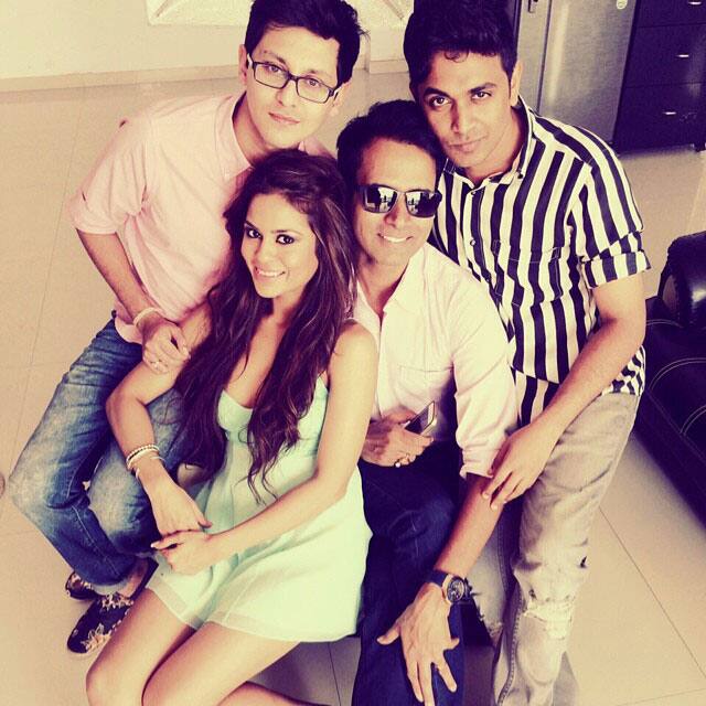 Sana Saeed :- We have an appetite for fabulous & we scrape the plate #photoshoot #Sexytimes #happiness #mycuties #loveem -instagram 